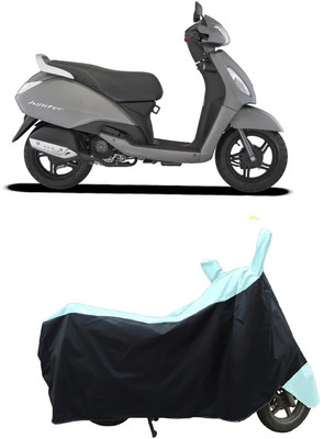 Coxtor Waterproof Two Wheeler Cover for TVS(Jupiter, White)