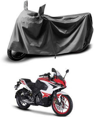 Gali Bazar Waterproof Two Wheeler Cover for Bajaj(Pulsar 200NS FI BS6, Grey)