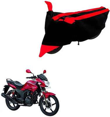 DeepShakshi AUTOMOTIVE Two Wheeler Cover for Hero(Hunk, Black, Red)