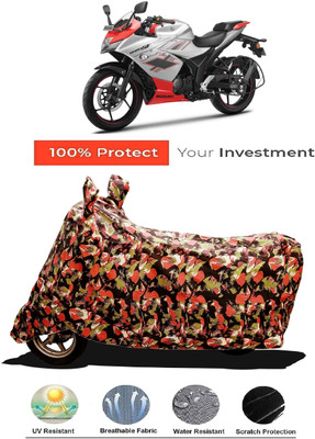 Amexride Two Wheeler Cover for Suzuki(Gixxer Special Edition BS6, Multicolor)
