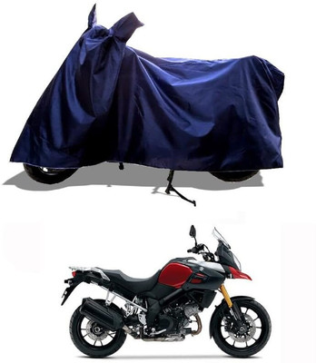 KEDIT Two Wheeler Cover for Suzuki(V-Strom 650 XT, Blue)