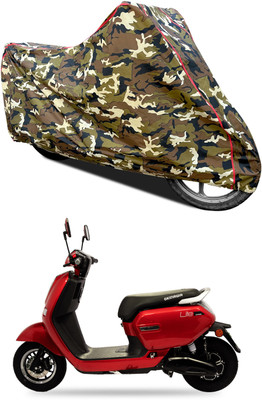 GOSHIV-car and bike accessories Waterproof Two Wheeler Cover for Okinawa(Lite, Yellow, Brown)