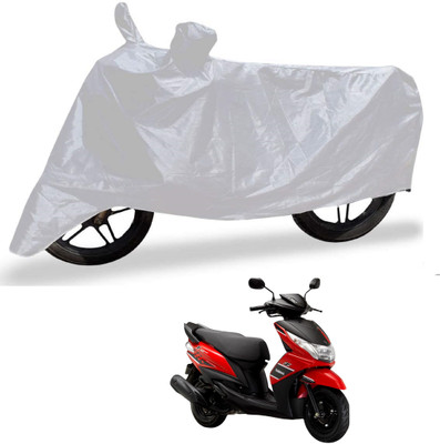 MOCKHE Waterproof Two Wheeler Cover for Yamaha(Ray, Silver)