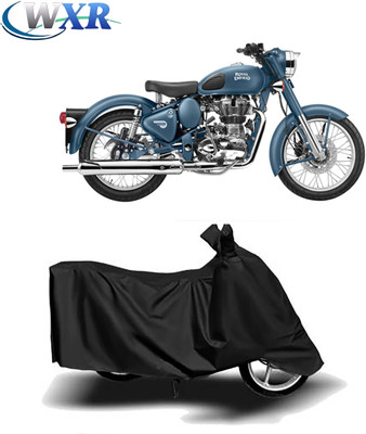 WXR Waterproof Two Wheeler Cover for Royal Enfield(Classic 500, Black)