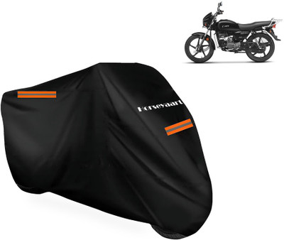 Horseyaart Waterproof Two Wheeler Cover for Hero(MotoCorp Splendor Plus, Black)