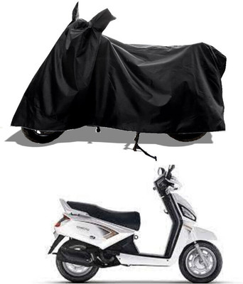 GROFATIK Two Wheeler Cover for Mahindra(Gusto BS6, Black)