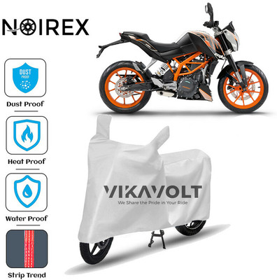NOIREX Waterproof Two Wheeler Cover for KTM(390 Duke, Silver)