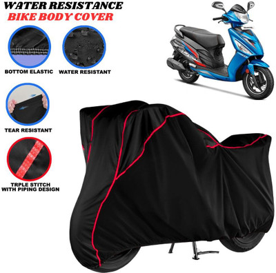 SRP PRODUCT Waterproof Two Wheeler Cover for Hero(Maestro Edge, Black, Red)