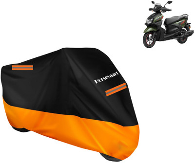 Horseyaart Waterproof Two Wheeler Cover for Yamaha(Ray-ZR 125FI BS6, Orange)