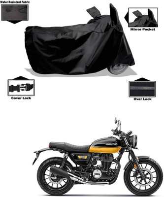 DeepShakshi AUTOMOTIVE Two Wheeler Cover for Honda(CB350RS, Black)