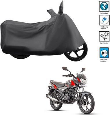 PAGORA Waterproof Two Wheeler Cover for Bajaj(Discover 110, Grey)