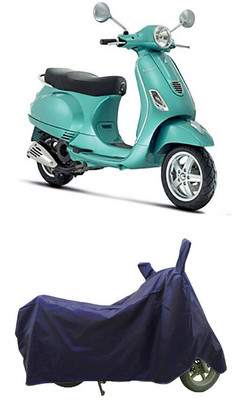 Coxtor Waterproof Two Wheeler Cover for Piaggio(Vespa LX, Blue)