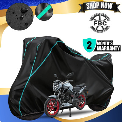 AUTOCAD Waterproof Two Wheeler Cover for TVS(Raider, Black, Blue)