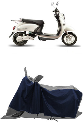 SUGASHRI Waterproof Two Wheeler Cover for Evolet(Polo, Grey, Blue)