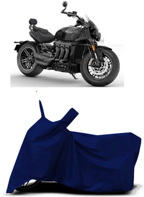 VESMEI Two Wheeler Cover for Triumph(Rocket III, Blue)