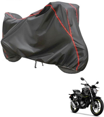 Love Me Two Wheeler Cover for Suzuki(Gixxer, Grey, Red)