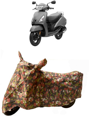 Mdstar Waterproof Two Wheeler Cover for TVS(Jupiter, Multicolor)