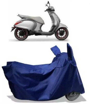 JVBRANGI Two Wheeler Cover for Bajaj(Chetak, Blue)