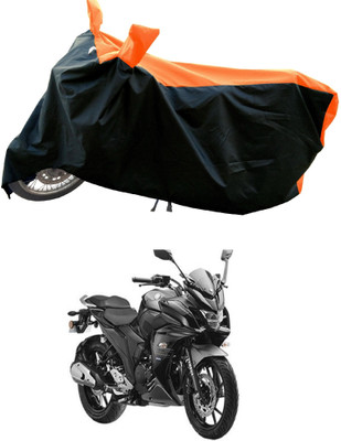 AESTRYD Two Wheeler Cover for Yamaha(Fazer-250 BS6, Orange)