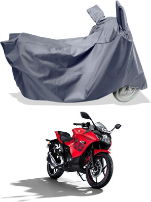Amexride Two Wheeler Cover for Suzuki(Gixxer SF, Grey)