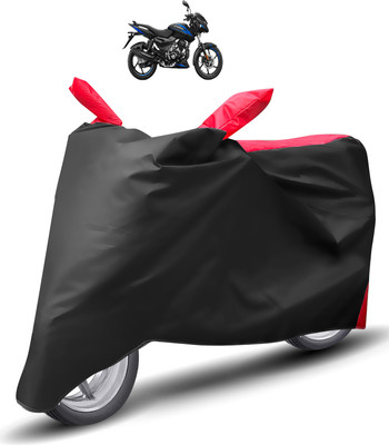 Caronix Two Wheeler Cover for Bajaj(Pulsar 125, Red)