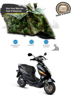 Furious3D Waterproof Two Wheeler Cover for Hero(Electric Cruz, Multicolor)