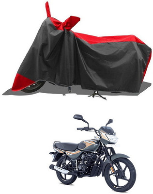 PAGORA Waterproof Two Wheeler Cover for Bajaj(CT100, Red, Black)