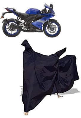 Amexride Two Wheeler Cover for Yamaha(YZF R15 V3 BS6, Black)