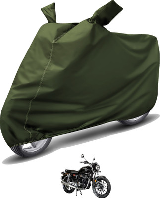 Caronix Waterproof Two Wheeler Cover for Honda(Hness CB350, Green)