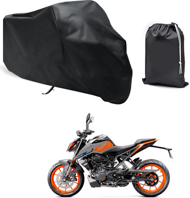 CODOKI Waterproof Two Wheeler Cover for KTM(200 Duke BS6, Black)