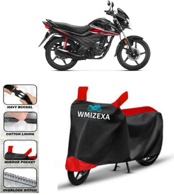 WMIZEXA Two Wheeler Cover for Honda(Red, Black)