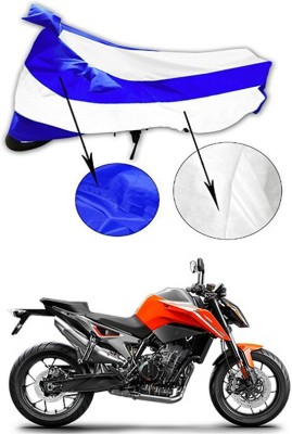 AutoTiger Two Wheeler Cover for KTM(790 Duke BS6, Blue, White)