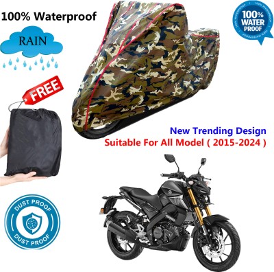 AUTOCAD Waterproof Two Wheeler Cover for Yamaha(MT 15 New, Multicolor)