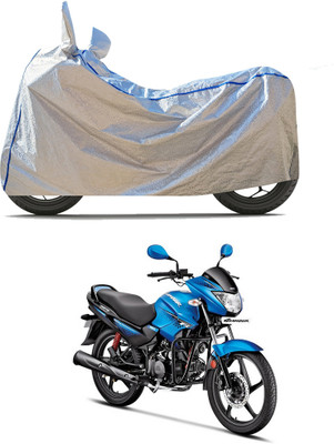 PAGORA Waterproof Two Wheeler Cover for Hero(Glamour Programmed FI BS6, Silver)