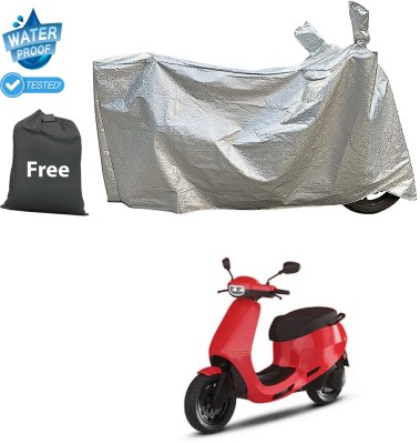 CODOKI Waterproof Two Wheeler Cover for Ola(Silver)