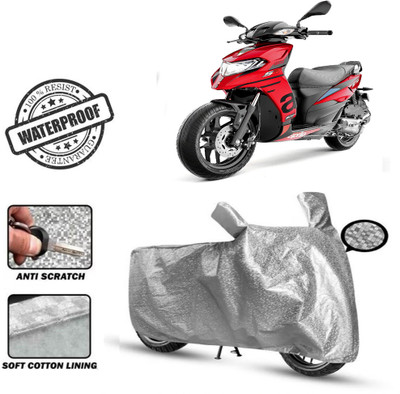 Autoinnovation Waterproof Two Wheeler Cover for Aprilia(SR 150, Silver)