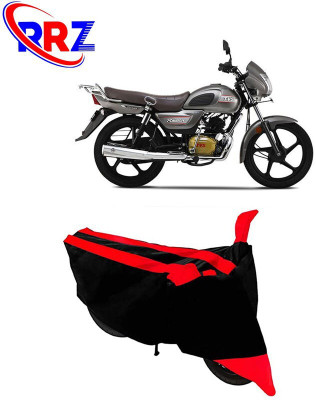 DeepShakshi AUTOMOTIVE Waterproof Two Wheeler Cover for TVS(Radeon, Black, Red)