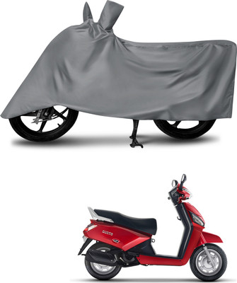 DeepShakshi AUTOMOTIVE Waterproof Two Wheeler Cover for Mahindra(Gusto, Grey)