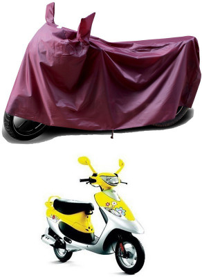 APNEK Waterproof Two Wheeler Cover for TVS(Scooty Pep Plus, Maroon)
