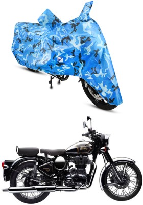 EGAL Waterproof Two Wheeler Cover for Royal Enfield(Classic Chrome, Multicolor)