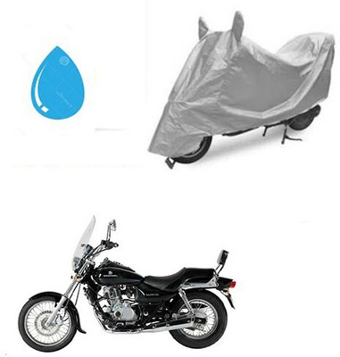 DeepShakshi AUTOMOTIVE Waterproof Two Wheeler Cover for Bajaj(Avenger 220 DTS-i, Silver)