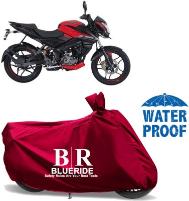 BLUERIDE Two Wheeler Cover for Bajaj(Pulsar NS 160, Maroon)