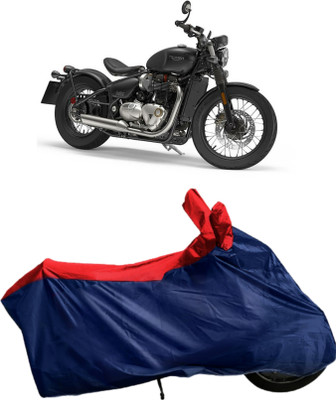 APNEK Waterproof Two Wheeler Cover for Triumph(Bonneville Bobber, Blue, Red)