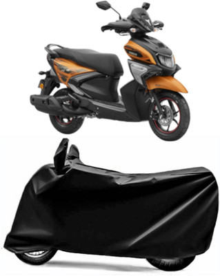 AUCTIMO Two Wheeler Cover for Yamaha(Ray ZR, Black)