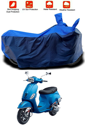 Mdstar Waterproof Two Wheeler Cover for Suzuki(Access, Blue, Blue)