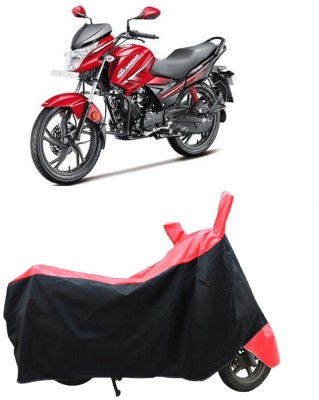 Coxtor Waterproof Two Wheeler Cover for Hero(Glamour i3s, Red)