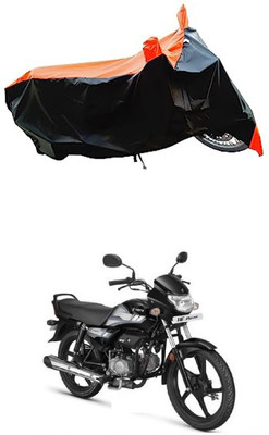 VESMEI Two Wheeler Cover for Hero(HF Deluxe Eco, Orange)