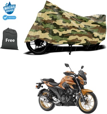 GOSHIV-car and bike accessories Waterproof Two Wheeler Cover for Yamaha(FZ-S, Yellow)