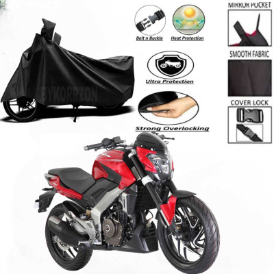 AutoGalaxy Waterproof Two Wheeler Cover for Bajaj(Pulsar, Black)