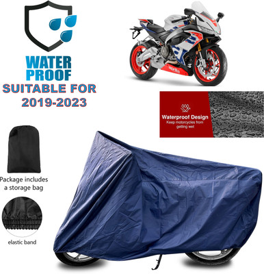 PAGORA Waterproof Two Wheeler Cover for Aprilia(RS 660, Blue)